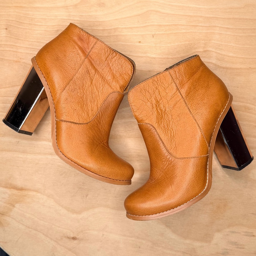 Chinese Laundry x Kristin Cavallari Raylin Genuine Leather Booties Size 8